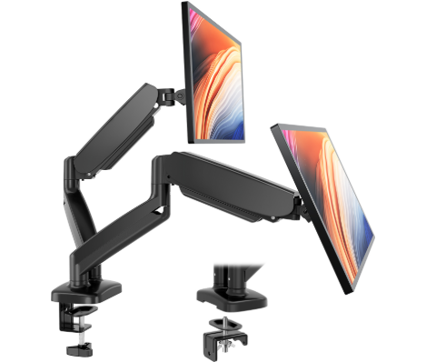 Dual Monitor Stand Arm, Gas Sp - Desk Setup Monitor Arm avis et prix