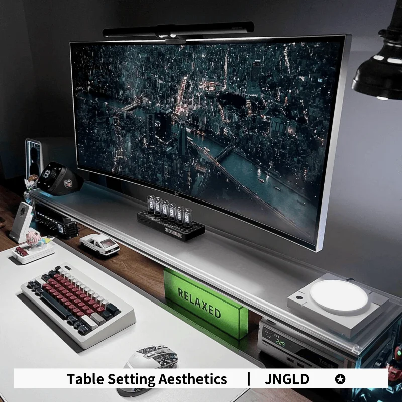 Aluminum Monitor Stand Acrylic - Desk Setup Ergonomics avis et prix