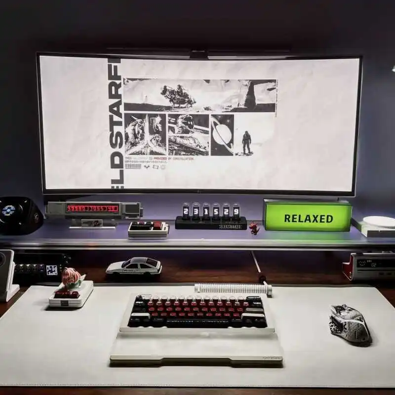 Aluminum Monitor Stand Acrylic - Desk Setup Ergonomics avis et prix