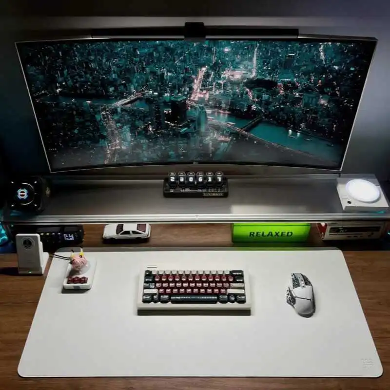 Aluminum Monitor Stand Acrylic - Desk Setup Ergonomics avis et prix