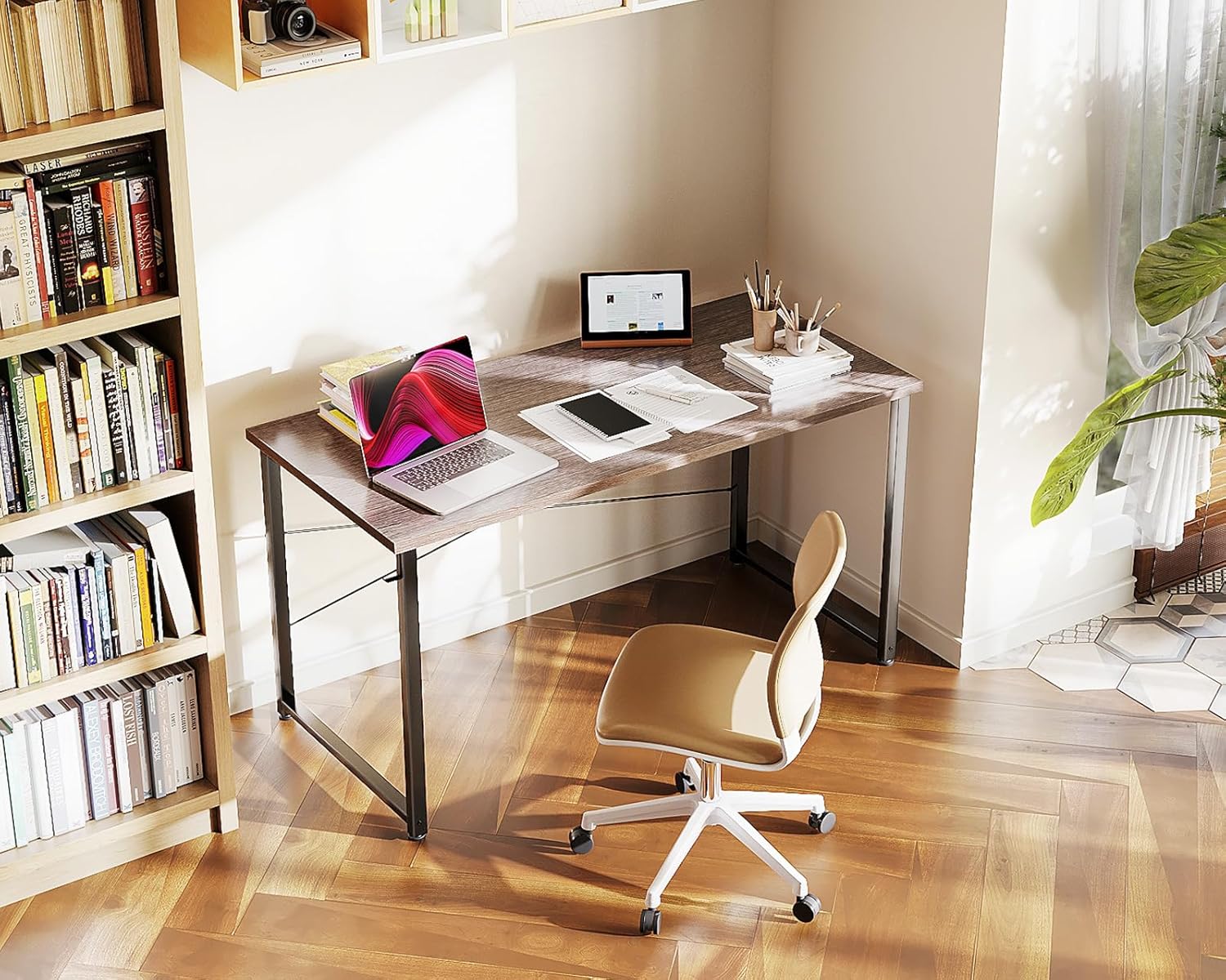 48 Inch Compact Computer Desk  - Desk Setup Oak avis et prix