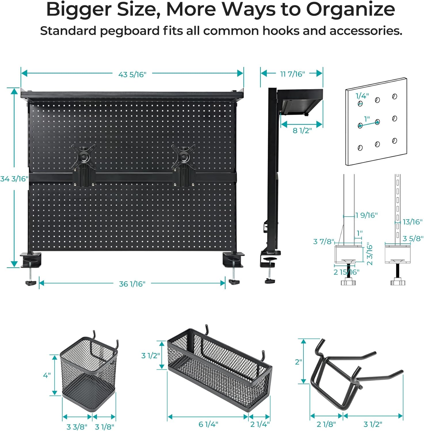 Dual Monitor Stand with Steel  - Desk Setup Dual Monitor avis et prix