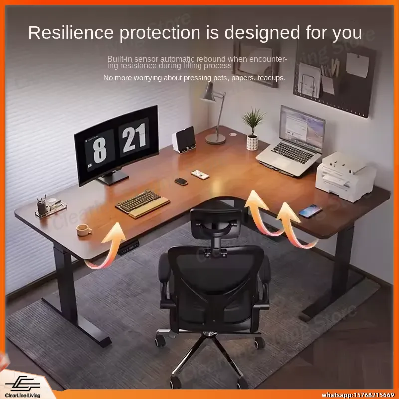 Ergonomic L Shaped Gaming Desk - Desk Setup Dual Monitor avis et prix