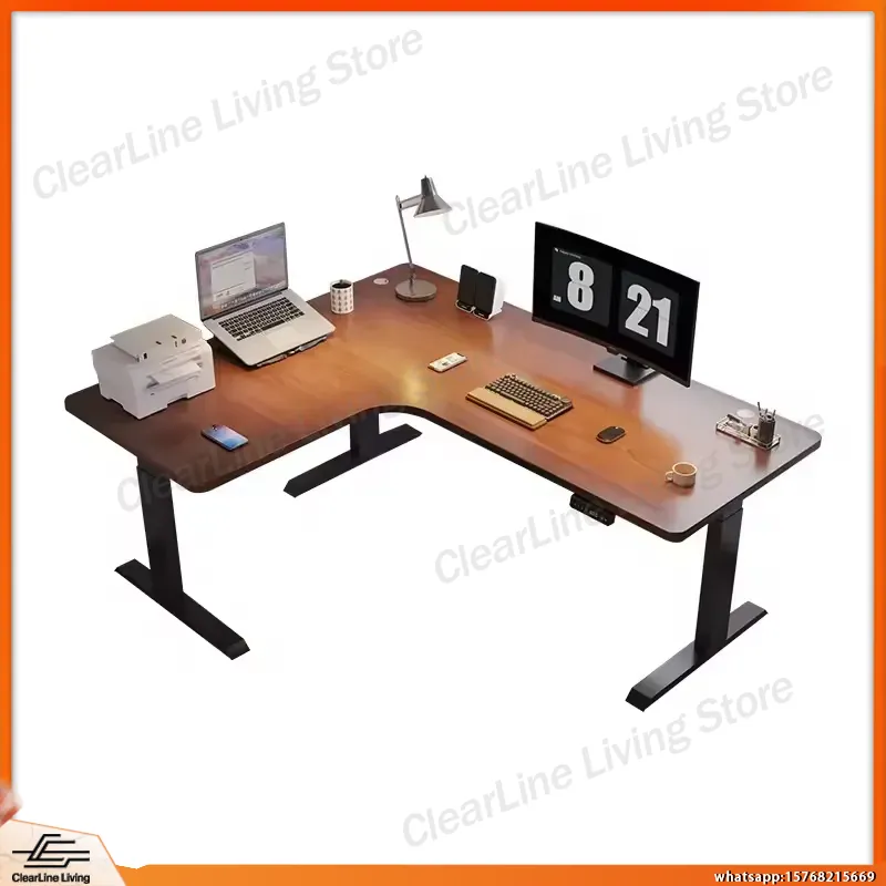 Ergonomic L Shaped Gaming Desk - Desk Setup Dual Monitor avis et prix