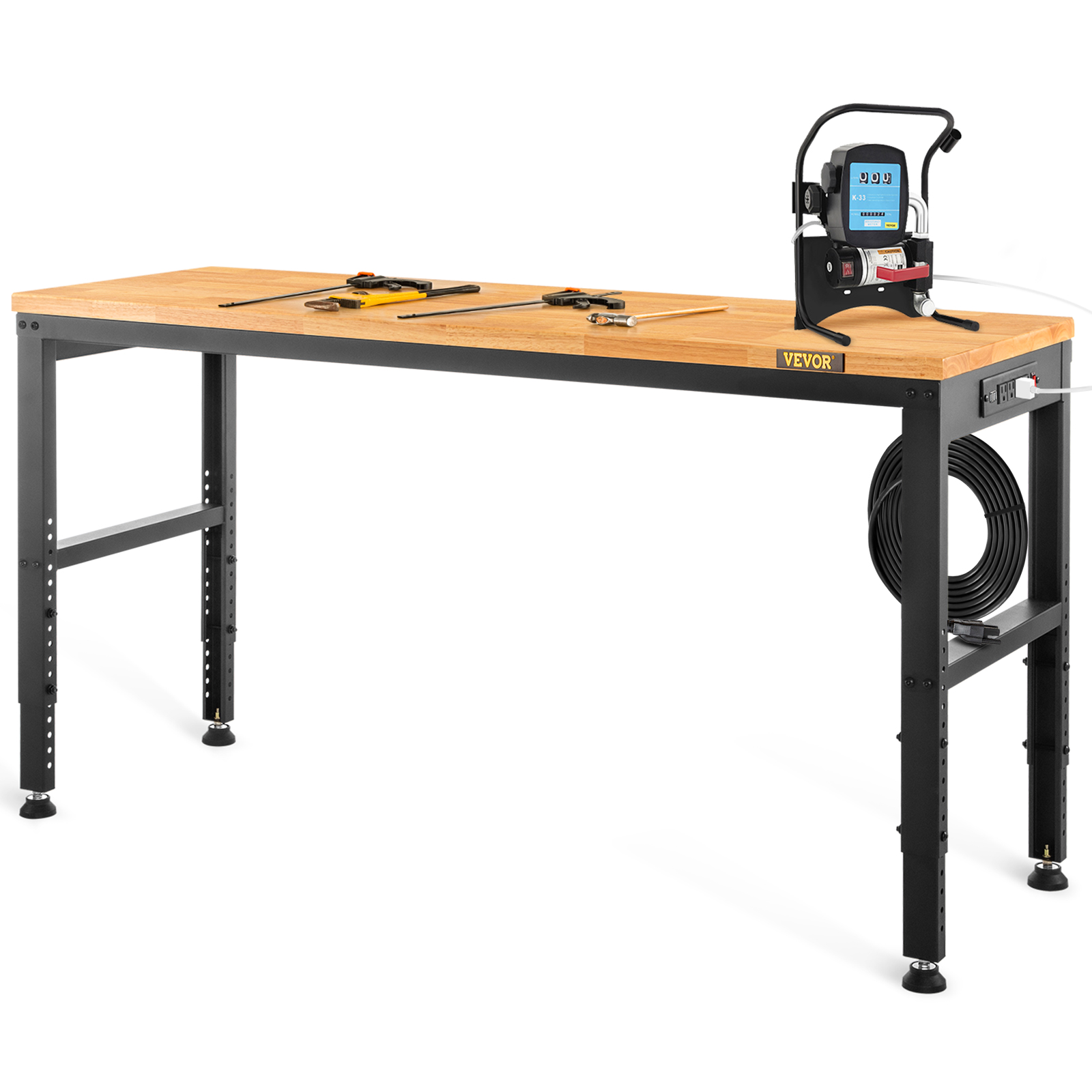 SucceBuy 72cm Woodworking Work - Desk Setup Oak avis et prix