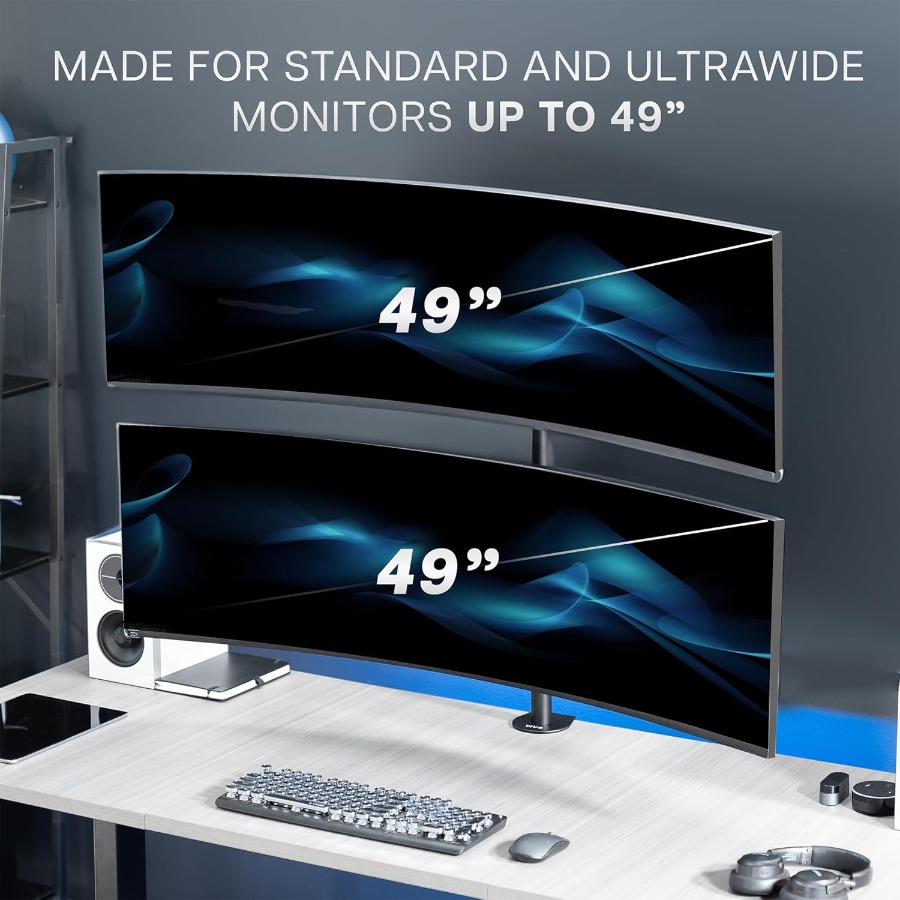 Dual Vertically Stacked UltraW - Desk Setup Dual Monitor avis et prix